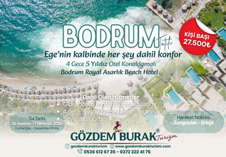 BODRUM TATİLİ (26 Haziran-1 Temmuz 2026) (5 Yıldız Otel)